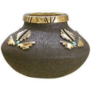 Navajo Bronze Keepsake Urn